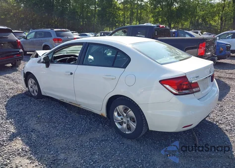 2013 Honda Civic Lx z USA, uszkodzony, nr VIN 2HGFB2F52DH553321
